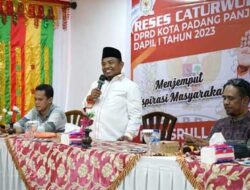 Catur Wulan 1, Nasrulah Nukman Gelar Reses di Aulia Hotel