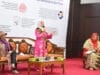 Bunda Literasi Kabupaten Agam, Ny Yenni Andri Warman jadi narasumber dalam Seminar Internasional Minangkabau Literacy Festival (IMLF) di aula Nusantara PPSDM Kemendagri Regional Baso