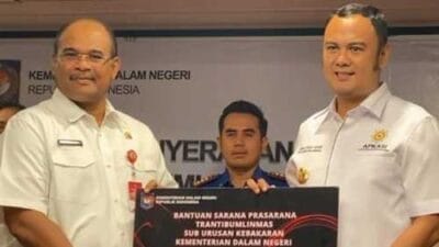 Pemkab Sijunjung Terima Bantuan Pemerintah Trantibumlinmas dari Kemendagri
