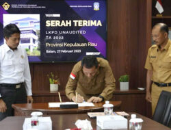 LKPD Unaudited Pemprov Kepri 2022 Diserahkan ke BPK