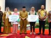 Rakor bulanan ke-1 Bidang Ketenagakerjaan dan Ketransmigrasian se-Sumatera Barat tahun 2023 di Auditorium Kantor Bupati Dharmasraya
