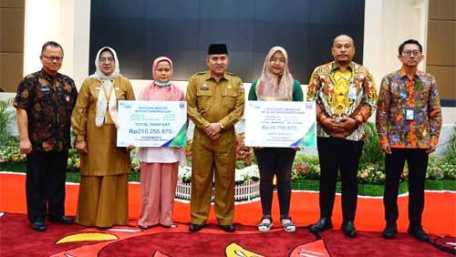 Rakor Bidang Ketenagakerjaan dan Ketransmigrasian se-Sumbar, Ini Ajakan Sekda Dharmasraya 1 Rakor bulanan ke-1 Bidang Ketenagakerjaan dan Ketransmigrasian se-Sumatera Barat tahun 2023 di Auditorium Kantor Bupati Dharmasraya