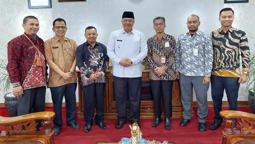 Kepala PPSDM Regional Bukittinggi, Sarjayadi berkunjung ke Pemko Solok