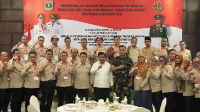 Pembekalan Kader Bela Negara Tingkat Madya Sumbar, Sekjen Kemendagri Ingatkan Hal Ini