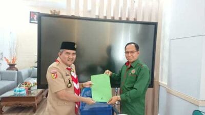 Sekdakab Adlisman Sambut Kunjungan Kerja Ketua Posbakumadin Dharmasraya