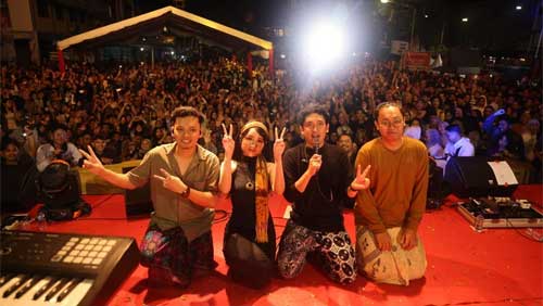 Malam Puncak Millennial Carnival 2023 peresmian Flyover Tanjungpinang