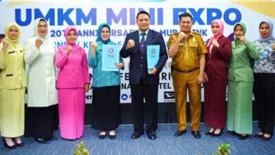 TP PKK Muba Kolaborasi Gelar Mini Expo bersama PT Muba Link