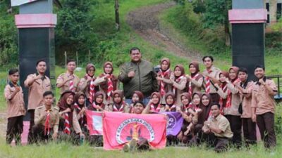 Baden Powell Day, UKM Pramuka Undhari Kunjungi Situs Bersejarah Candi Padang Roco dan Pulau Sawah