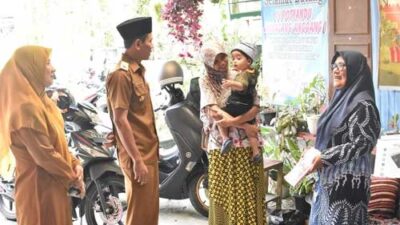 Wali Nagari Aia Manggis Selatan Tinjau Pelayanan Posyandu Asoka