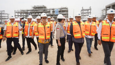 Wamendag Dampingi Menko Perekonomian Tinjau Pengembangan Manyar Smelter Project Gresik