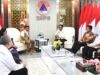 Gubernur Kepulauan Riau, Ansar Ahmad Temui Kepala BNPB RI Letjen TNI Suharyanto