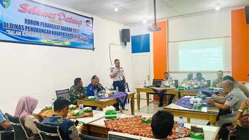 Dishub Pessel Gelar Rapat Forum Perangkat Daerah