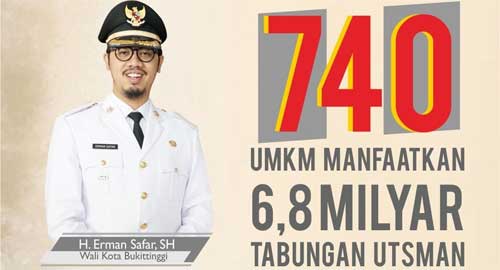 Wali Kota Bukittinggi, Erman Safar