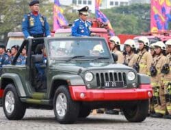 Peringatan Hari Ulang Tahun ke-104 Pemadam Kebakaran (Damkar) dan Penyelamatan di Lapangan Monas, Jakarta Pusat