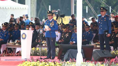 Peringatan Hari Ulang Tahun ke-104 Pemadam Kebakaran (Damkar) dan Penyelamatan di Lapangan Monas, Jakarta Pusat