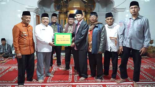 Hansastri Menyambangi Masjid Jami' Asy-Syarif, Nagari Persiapan Sidang Koto Laweh, Kecamatan Tilatang Kamang, Kabupaten Agam