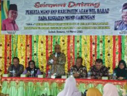 Sekda Buka Musyawarah Guru Mata Pelajaran se Agam Barat
