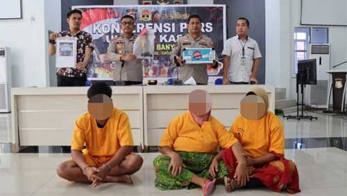 Polres Muba adakan konferensi pers pengungkapan kasus pembunuhan
