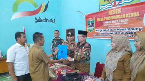 Anggota DPRD Sumbar Jasma Juni Dt Gadang Reses ke Kecamatan Ulakan Tapakis, Kabupaten Padang Pariaman