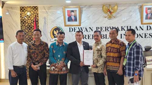 Kelompok Tani Kampung Pendowo Asri Lampung Serahkan Aspirasi Ke Komite Ii Dpd