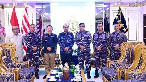 Wakil Ketua DPD RI, Nono Sampono bertemu Kepala Staf Angkatan Laut (KSAL) Laksamana TNI Muhammad Ali