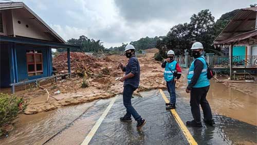 PLN Pulihkan Kelistrikan Pascalongsor di Pulau Serasan