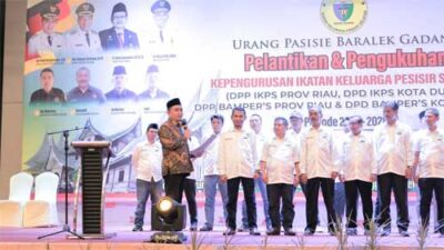 Wabup Pessel Hadiri Pelantikan DPP IKPS Kabupaten Dumai