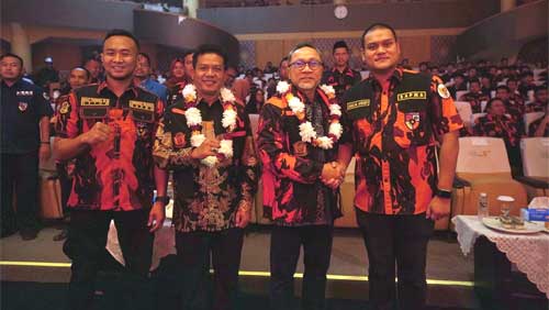 Zulkifli Hasan Hadiri Pelantikan Pengurus Wilayah SAPMA Pemuda Pancasila Jawa Barat 1 Zulkifli Hasan Hadiri Pelantikan Pengurus Wilayah SAPMA Pemuda Pancasila Jawa Barat
