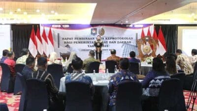 Sekjen Kemendagri Dorong Jajaran Protokol Bangun Efisiensi dalam Menjalankan Tugas
