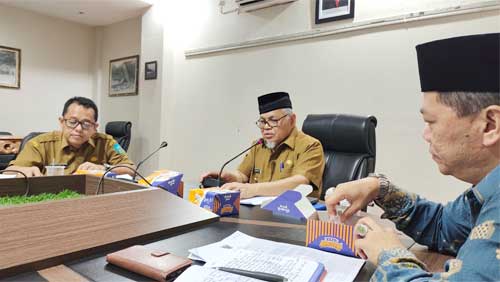 Wakil Wali Kota Zohirin Sayuti hadiri Rapat Persiapan Safari Ramadan Kota Sawahlunto