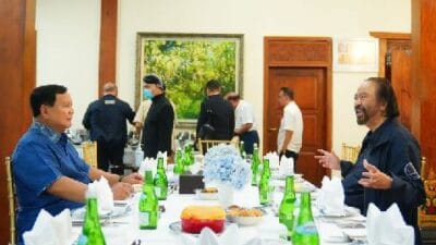 Dikunjungi Surya Paloh, Ini Kata Prabowo Subianto