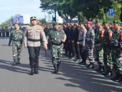 TNI dan Polri di Purworejo Gelar Apel Bersama Jalin Sinergitas Keamanan Jelang Pemilu 2024