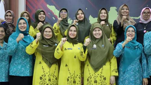 TP PKK Provinsi dan Daerah se-Sumbar Anjangsana ke Pusat