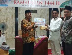 Tim V Safari Ramadan Pemkab Dharmasraya Kunjungi Masjid Nurul Huda Kayu Kalek di Silago
