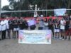 Bupati Pasaman Barat, Hamsuardi serahkan trofi juara Juara Tournament Volley Ball Cup IV Open 3 Sumatera di Sungai Aur
