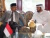 Menag Yaqut Cholil Qoumas bertemu Menteri Haji dan Umrah Arab Saudi Tawfiq F Al Rabiah di Jeddah