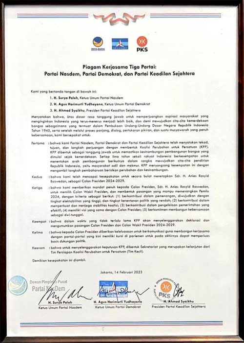 Piagam Koalisi Perubahan