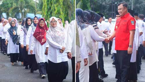Pemkab Dharmasraya gelar apel gabungan bulan April 2023