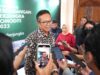 Kepala Badan Pengawas Perdagangan Berjangka Komoditi (Bappebti), Didid Noordiatmoko saat penutupan Bulan Literasi Perdagangan Berjangka Komoditi (PBK) Tahun 2023