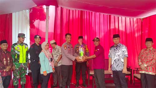 Forkopimda Kabupaten Dharmasraya Cek Pos Pam dan Pos Yan Ketupat