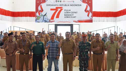 Sekdakab Sijunjung, Zefnihan saat rapat koordinasi Forum Komunikasi Publik (FKP)