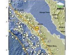 Gempa dengan Kekuatan M 4,6 Guncang Kabupaten Karo Sumut