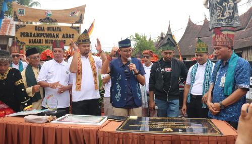 Sandiaga Uno Resmikan Desa Wisata Perkampungan Adat Sijunjung 1 IMG 20230401 184520 resize 77