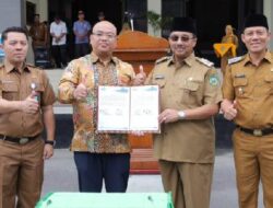Dinas Perikanan Pasaman Jalin MoU Sentra Pembenihan Rutiang Binguang Tujuan Ekspor