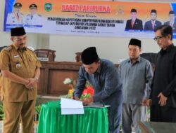 DPRD Pasaman Setujui LKPJ Bupati TA 2022