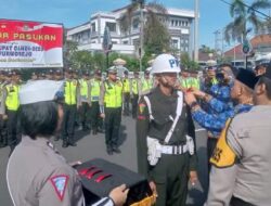Polres Purworejo Gelar Apel Pasukan Operasi Ketupat