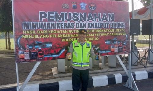 Polres Purworejo Musnahkan Ribuan Miras dan Ratusan Knalpot Brong Hasil Operasi Pekat 1 IMG 20230417 181628 resize 2