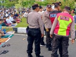 Polres Payakumbuh Lakukan Pengamanan Salat Idul Fitri 1444 H
