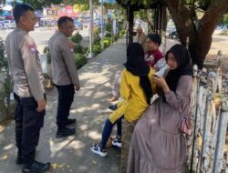 Kasat Binmas Polres Payakumbuh Patroli Dialogis di Pusat Keramaian