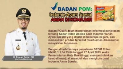 BPOM Buka Suara Mengenai Indomie Rasa Ayam Spesial